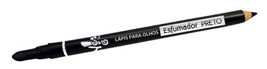 LÁPIS PARA OLHOS COM ESFUMADOR PRETO (3607)1,14 g